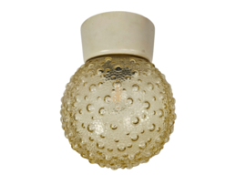 Vintage - Space Age - bubble glas - Helena Tynell stijl - plafonniere - 60's