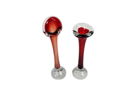 Aseda Glasbruk - design Bo Borgström - 2x (set - Zweden - 1960's