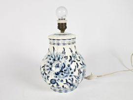 De Porceleyne Fles (Royal Delft) - Delftsblauw - aardwerk - lampenvoet - handbeschilderd - gesigneerd - 1e kwart 20e eeuw