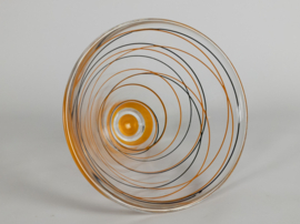 Nybro - Zweden - Handmade - slingervaas - glas - kristal - 1990's