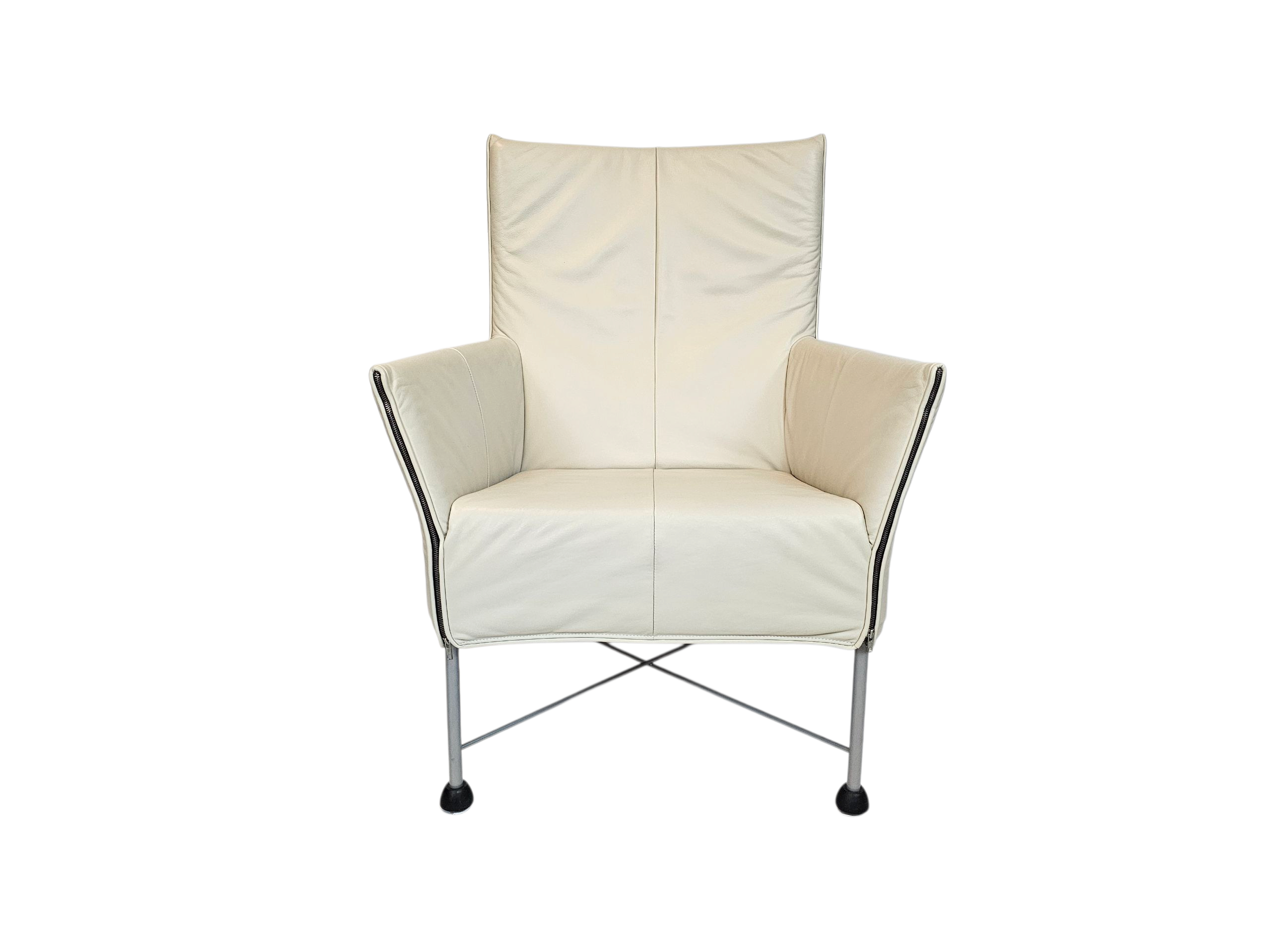 Montis - ontwerp Gerard van den Berg - model Chaplin - Leer - creme/wit -