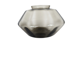 Leerdam glas - Andries Copier - rookglas - discusvaas - model GL 697 - 1930's