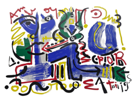 Armando Bergallo - Silkscreen - Hand gesigneerd - Taller Group Amsterdam/Parijs)