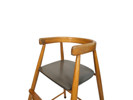 Nanna Ditzel stijl -  'Midcentury Child’s High Chair' -  hout - Denemarken -1960