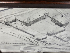 Litho - Ontwerp voor een kazernement aan den Vlijmens weg 's-Hertogenbosch - Geniebureau Breda - 1939
