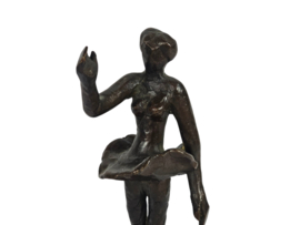 'Ballerina' - brons - gesigneerd - sculptuur -  A.B. Bruna - 1982