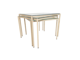 Bijzettafels -  miniset - nesting tables - Italian - 70's