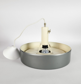 Anvia Almelo - J. Hoogervorst - "model 4017"  - Ufo hanglamp -  antraciet - Dutch design - 60's