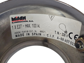 Milan Iluminacion - 'Chapeau Chinois'- metaal - glas - Spanje - 3e kwart 20e eeuw