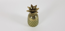 Ananas - Ikea - model Vindflakt - Koper - Aluminium - Hollywood Regency stijl