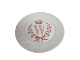 Petrus Regout & Co -  Maastricht - Inhuldiging van Koningin Wilhelmina - 1898