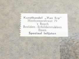 SOLD - Jan Toorop - Religieuze voorstelling - litho - gesigneerd - 1912