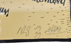 Kiss - Litho - 'Droom achter de wolkenband - flonkerend diamant - beperkt oplage - 1999