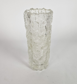 Georgshutte - 'ice glass' - cilinderglas - West-Germany - 1960's