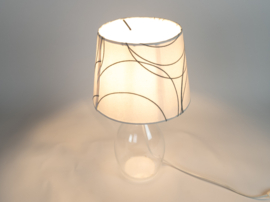 Ikea tafellamp - model Bran - Designed by Nicolas Cortolezzis - tafellamp - glas -  1990's
