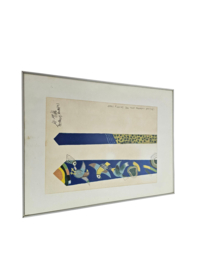 Dutch design | Guillaume Corneille | Lithoprint| handgesigneerd | Cobra groep | Collectorsitem! | 1987 |