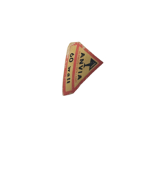 Anvia Almelo - Holland - J.J.M. Hoogervorst - wand/plafondspot - bruin - metaal - 60's