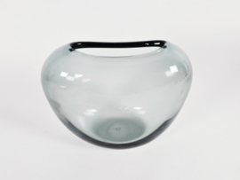 Leerdam glas - Floris Meydam - safierkleurige vaas -  1950's