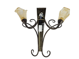 LAM - Lightning - wandlamp - Made in Italy - metaal - mond geblazen glas - 2000