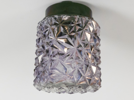 Corodex - Made in Holland - plafonniere - kristal look - glas - bakeliet - 60's