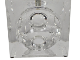 Glasfabriek Leerdam - Floris Meydam - serica -  kubus - glas - tafellamp - 70's