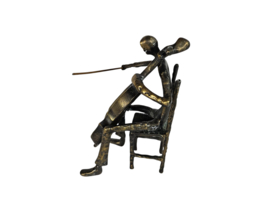 De cellist - Verbronsd - 21e eeuw