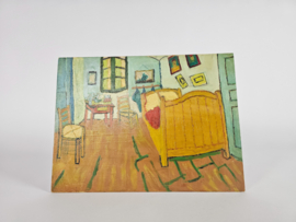 Olieverf op board - 'De slaapkamer van Vincent van Gogh in Arles - 3e kwart 20e eeuw