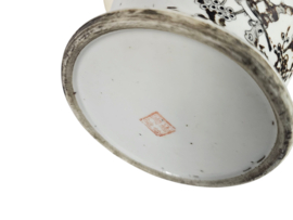 Chinese gemberpot - keramiek - handgeschilderd - gemerkt - 1e kwart 20e eeuw