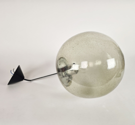 Peill & Putzler - bubbelglas - verchroomd staal - West-Germany  - 1970's
