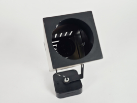 Philips - model NCS 104 - kubus wandspot - metaal - kunststof - 1970's
