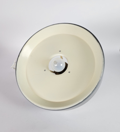 Anvia Almelo - J. Hoogervorst - "model 4017"  - Ufo hanglamp -  antraciet - Dutch design - 60's