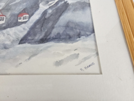 Flip Hamers (1909-1995) - aquarel - landschap - 3e kwart 20e eeuw