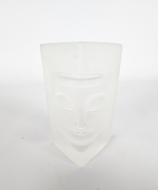 New Workshop Ltd Edition - glas sculpture - gesatineerd glas - gesigneerd - 1992