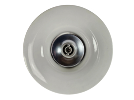 Boulanger S.A. -  Space Age - hanglamp - wit gelakt -  Made in Belgium - 60;s