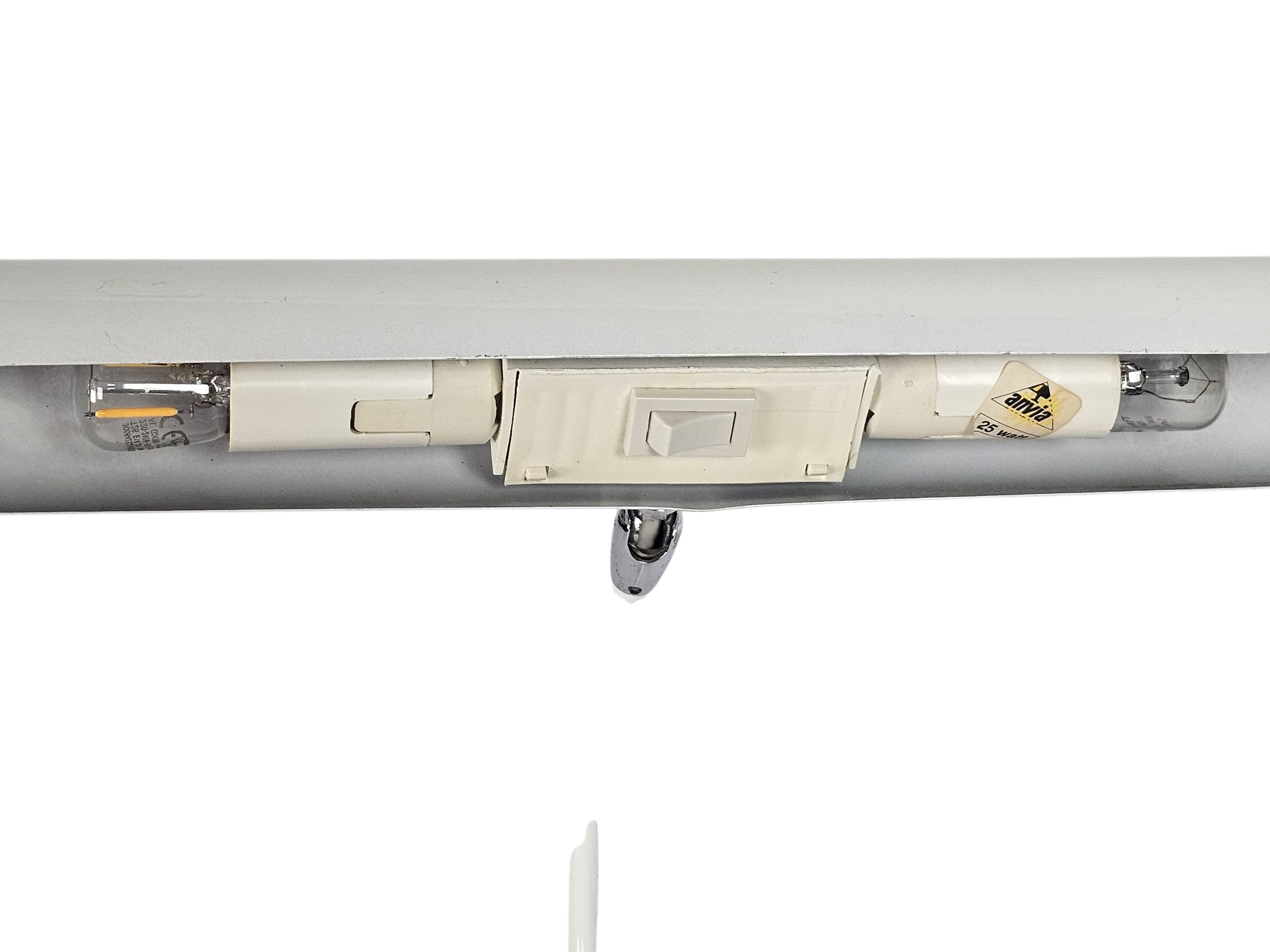 Anvia - Piano / Bureaulamp -  pendellamp - wit - metaal - 1960's