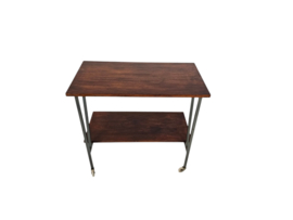 Trolly - pastoe  stijl - Braakman - fineer - metaal - bijzettafel - 60's