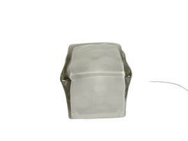 Ikea - Kubuslamp - Iviken -  ijsklontje - frosted glass - model B002 - 1990's