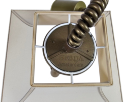 Herda Amsterdam - Trekpendel Hanglamp - Messing - Hollywood Regency Stijl - 70'S