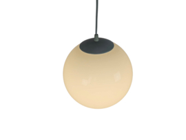Happy Lights - Vintage hanglamp - Globe - Ochtendnevel - opaalglas - metaal - 70's