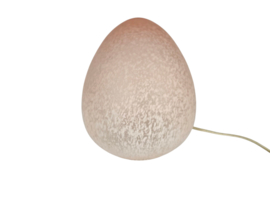 W.L.P. verlichting - Duitsland - Egg lamp - gemarmerd glas - 80's