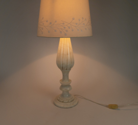 Pegasam - Albast - natuursteen -  tafellamp - Hollywood Regency stijl - Spanje - 70's