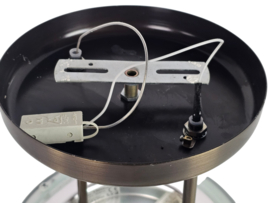 NouStil Iluminacion - Saturnus lamp -  messing - glas - halogeen - 80s