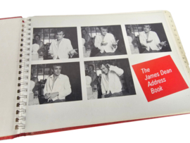 The James Dean Adress Book - Photographs by Sandforth Roth  - Designed by Bonnie Jean Smetts - 1986