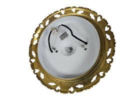 Massive - Hollywood Regency stijl - messing - glas - 3e kwart 20e eeuw