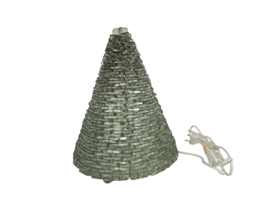 Vintage Pyramide lamp - opgebouwd uit stukjes glas - modern - Glas en metaal - Frankrijk - 70's