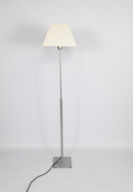 Hala Zeist - vloerlamp - in hoogte verstelbaar - zilver - 80's