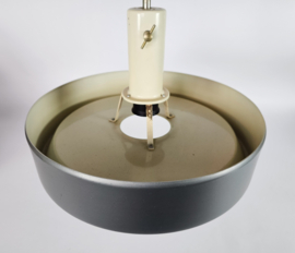 Anvia Almelo - J. Hoogervorst - "model 4017"  - Ufo hanglamp -  antraciet - Dutch design - 60's