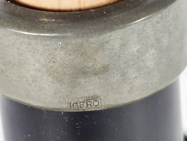 Dutch design - Gero - Karaf - driehoek met tinbeslag - 30's