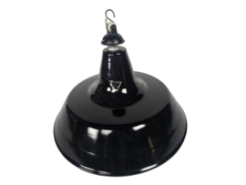 Industriëel - emaille - hanglamp - fabriekslamp - Italie - 90's