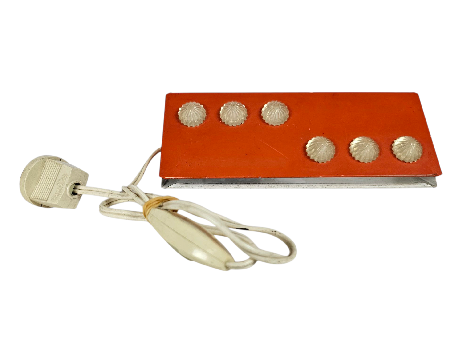 Herda Almelo - vintage bedlamp - rood - sterren - wandverlichting - 70's - retro